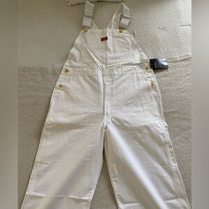 DICKIES Painters Bib Overalls White 34/30